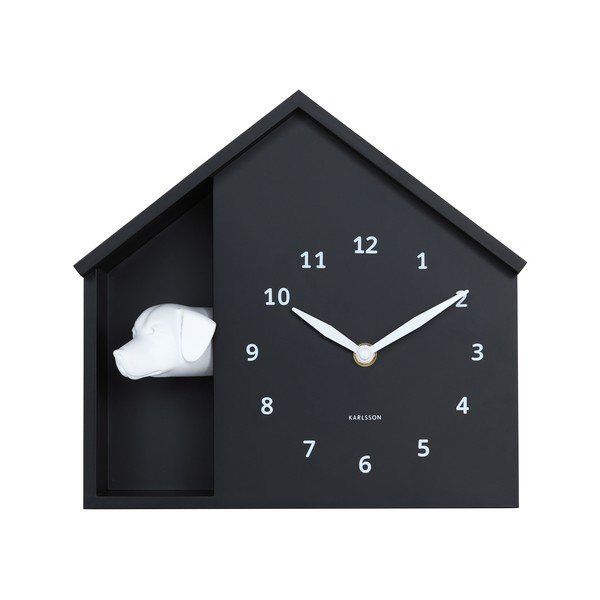 Стенен часовник Peeking Doggy – Karlsson