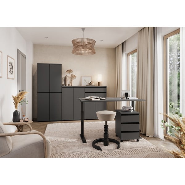 Регулируема работна маса с електрическо регулиране на височината 80x180 cm Bedano – Germania-image-4