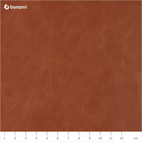 Кафяв фотьойл от изкуствена кожа с черни крака Cazar - Actona-image-4