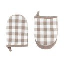 Памучни кухненски ръкавици в комплект от 2 бр. Gingham – Tiseco Home Studio
