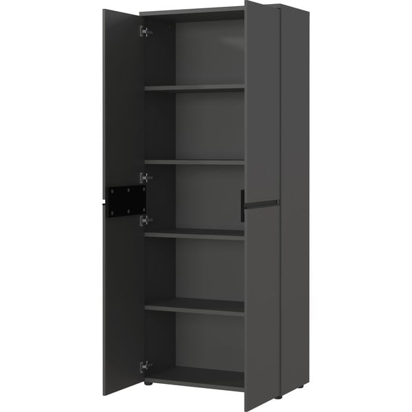 Антрацитен гардероб 81x197 cm Bedano – Germania-image-3