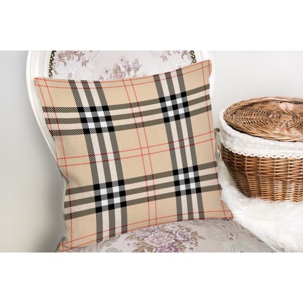 Бежова декоративна калъфка за възглавница Фланела, 45 x 45 cm - Minimalist Cushion Covers-image-2