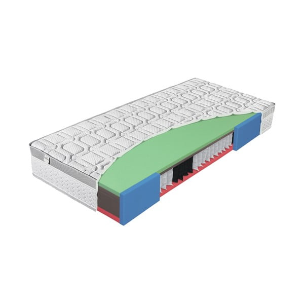 Средно твърд матрак с пружини 180x200 cm Greengel Senior – Materasso-image-1