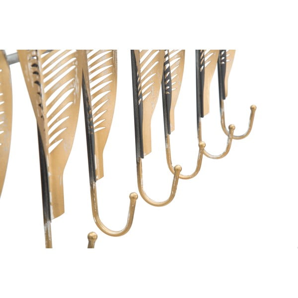 Метална стенна закачалка златна Long Leaf – Mauro Ferretti-image-2