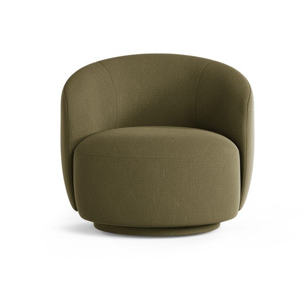 Зелено въртящо се кресло Letizia – Micadoni -image-1