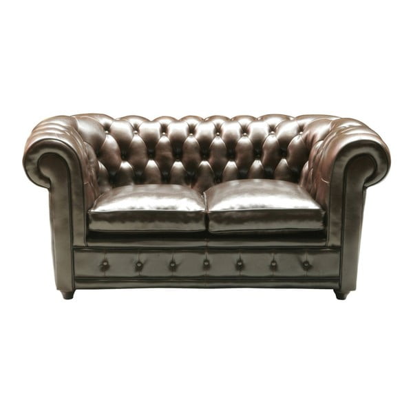 Двуместен диван с калъф от естествена кожа Oxford - Kare Design