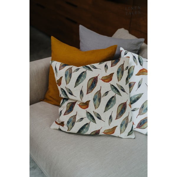 Ленена калъфка за възглавница 50x50 cm Golden Fall – Linen Tales-image-3