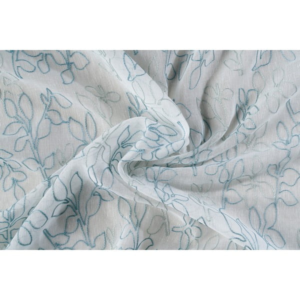 Бяло-синя завеса 300x260 cm Urma - Mendola Fabrics