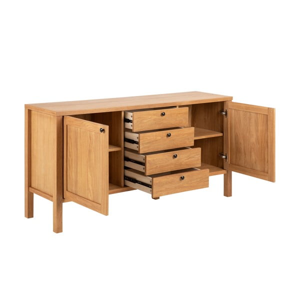 Нисък скрин от дъб 160x82 cm Brentwood - Actona-image-2