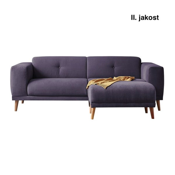 (II. качество) Пастелно лилав диван с подложка за крака Luna - Bobochic Paris