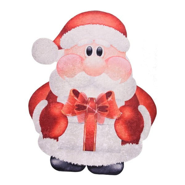 Червен и бял килим, Дядо Коледа, 80 x 150 cm - Vitaus