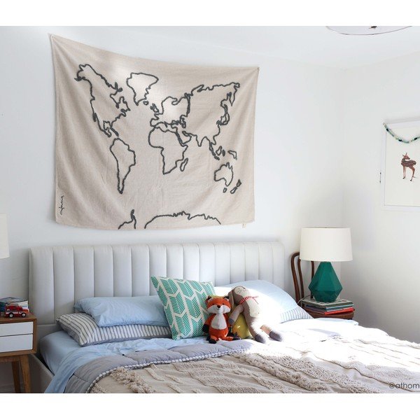 Стенна карта 160x120 cm Canvas Map – Lorena Canals-image-1