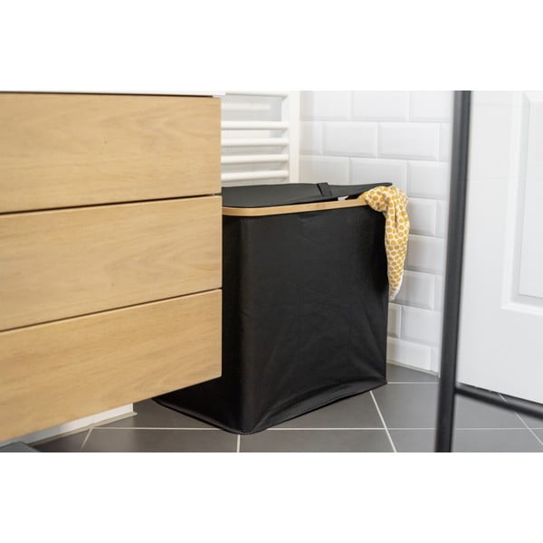 Кош за пране от плат 105 л Trio Ecori - Wenko-image-2