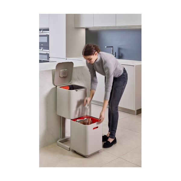 Totem Compact, кремаво-бял, 40 л - Joseph Joseph-image-3