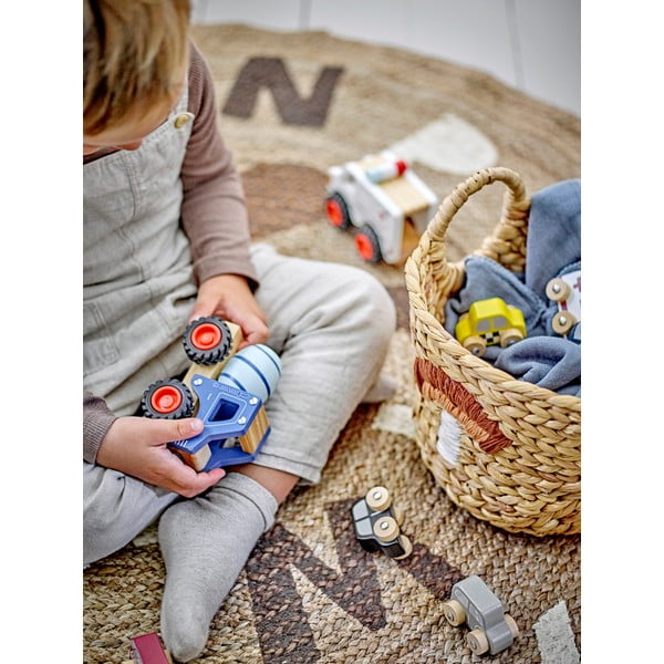 Детски кошници за играчки в комплект 2 бр. от воден зюмбюл в естествен цвят ø 32x32 cm Agnes – Bloomingville Mini-image-4