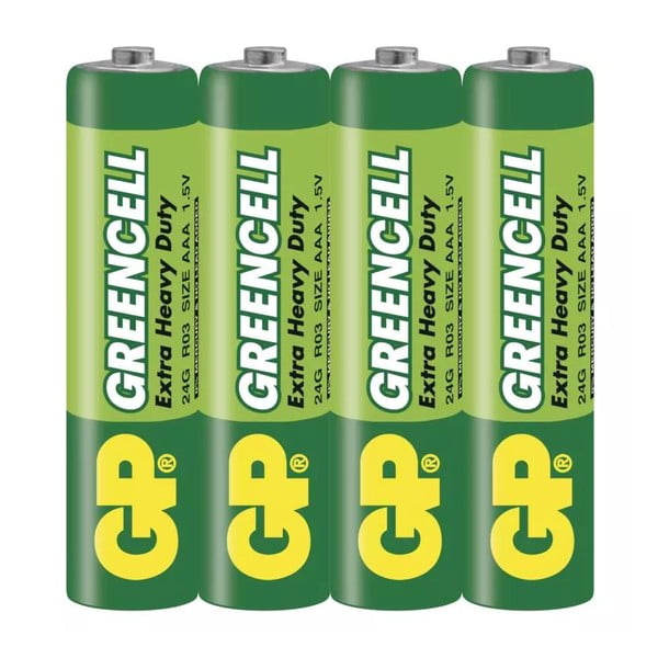 Цинкови батерии AAA 4 бр. GREENCELL - EMOS