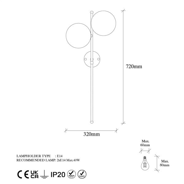 Бяла/в месингов цвят стенна лампа Fazli – Opviq lights-image-4