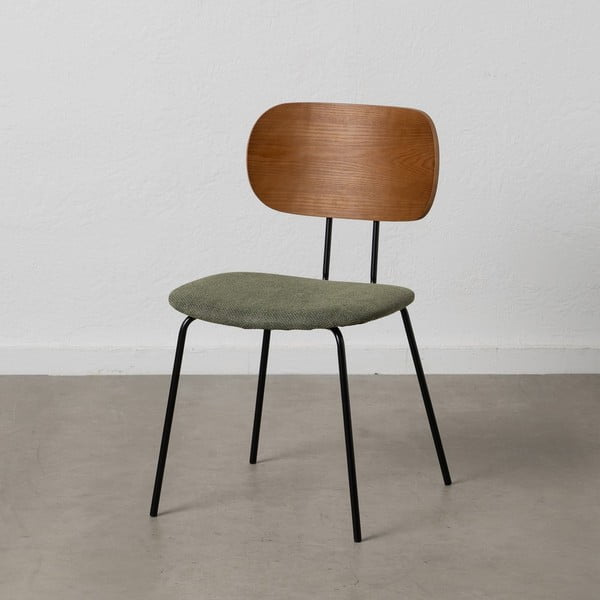 Зелено-кафяви трапезни столове в комплект от 4 броя Cleo - Ixia-image-1