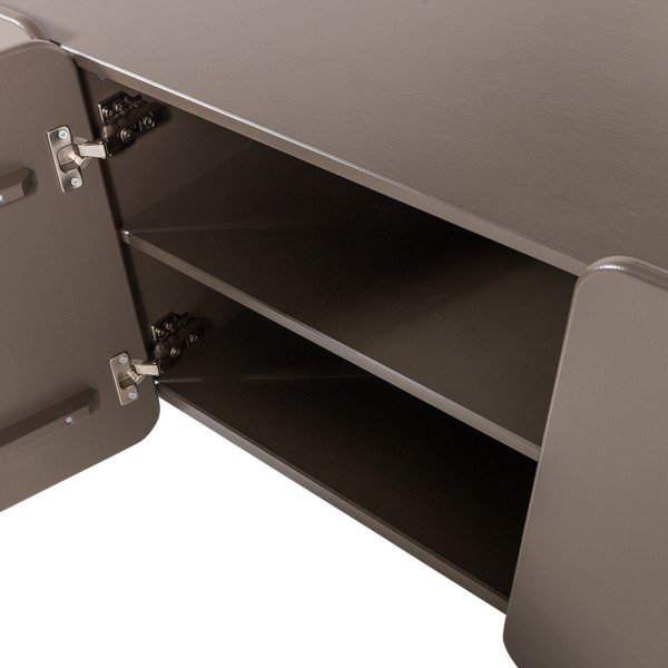 Кафява маса за телевизор от масивен бор 200x58x45 cm Root – WOOOD-image-4