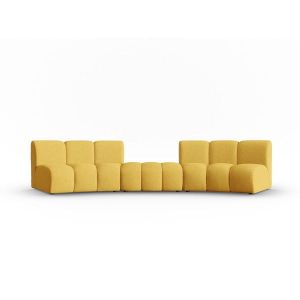 Жълт диван 367 cm Lupine - Micadoni Home