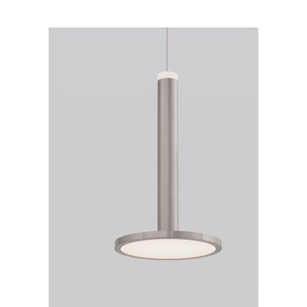 Метално LED висящо осветително тяло в матово сребрист цвят ø 15 cm Palencia – Nova Luce-image-1