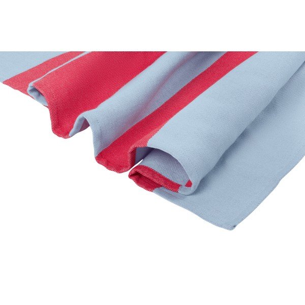 Червена/светлосиня памучна плажна кърпа 100x160 cm Su – noo.ma-image-4