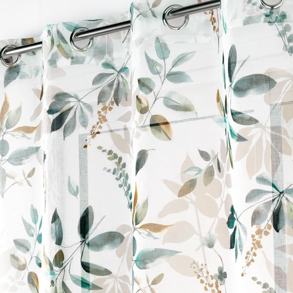 Завеса в бял и зелен цвят 140x240 cm Dilaris – douceur d'intérieur-image-2