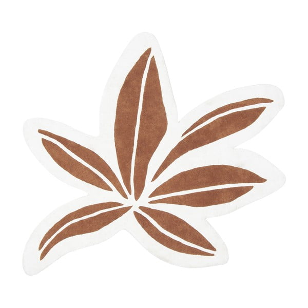 Кафяв детски килим 140x120 cm Tropical Leaf - Lilipinso
