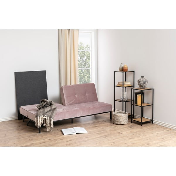 Розов разтегателен диван Perugia - Actona-image-1