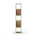 Библиотека от декор от дъб в тухлен и естествен цвят 32x167 cm Lofty – Marckeric