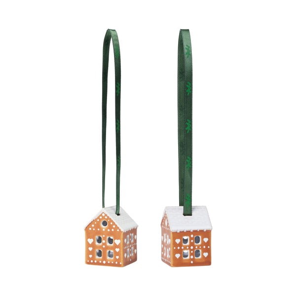 Керамични Коледни украси в комплект 2 бр. 5 cm Gingerbread – Kähler Design-image-2