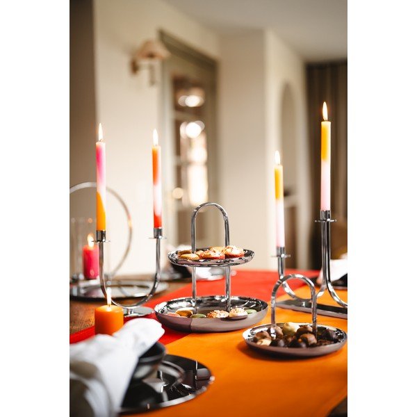 Метален свещник Elana – Zilverstad-image-2