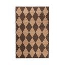 Кафяв/естествен ръчно изработен килим със смес от юта 120x170 cm Effie Diamond – Flair Rugs