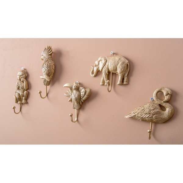 Кука в златист цвят Monkey - Leitmotiv-image-1
