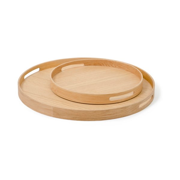 Кръгла дървена табла Дъб, ø 30,8 cm Busboy - Wireworks-image-2