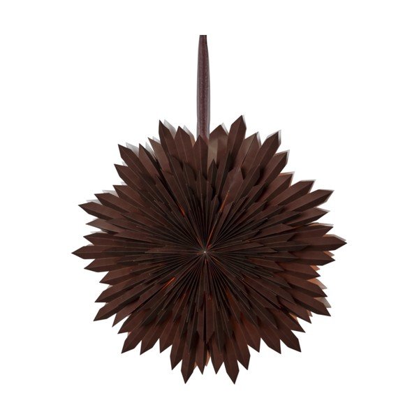 Кафява коледна украса , ø 60 cm Ice - Star Trading-image-1