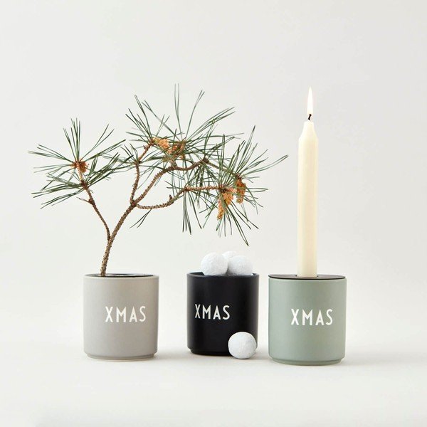 Сива чаша от имитиращ порцелан , 0,25 л Favourite - Design Letters-image-1
