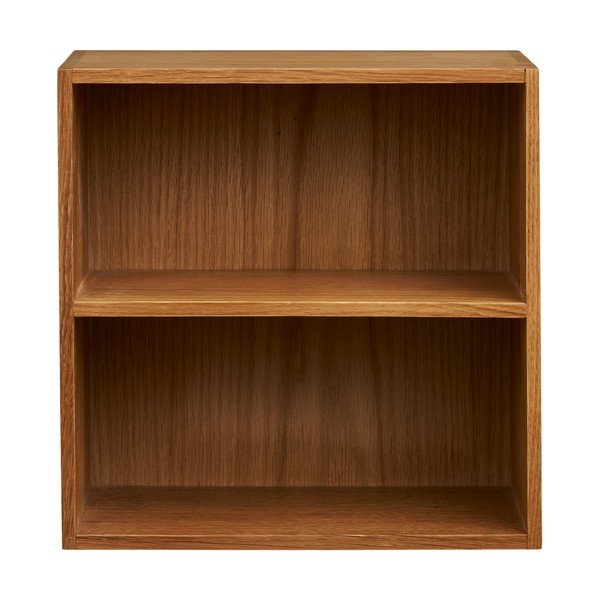 На няколко нива стенен рафт от масивен дъб в естествен цвят 18 cm Townsville – House Nordic