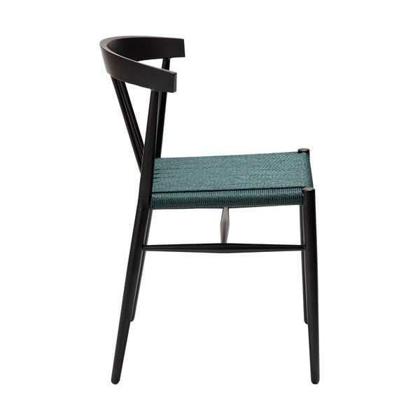 Черно-тюркоазен стол за хранене Sava - DAN-FORM Denmark-image-3