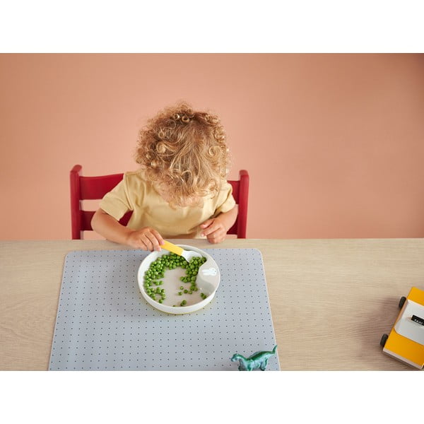 Пластмасови бебешки лъжички в бяло и светлорозово в комплект от 2 броя Flowers & butterflies – Mepal-image-1