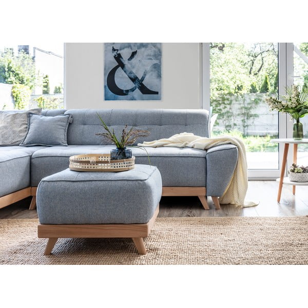 Светлосиня табуретка за крака Dazzling Daisy - Miuform-image-4