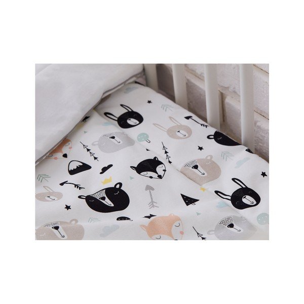 Бебешки комплект завивки с възглавница , 100 x 135 cm Bears - Pinio-image-1