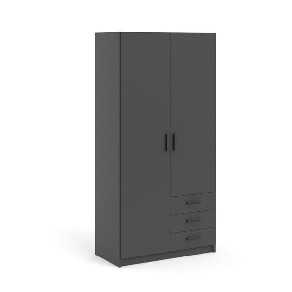 Тъмносив гардероб 99x200 cm Sprint – Tvilum-image-3