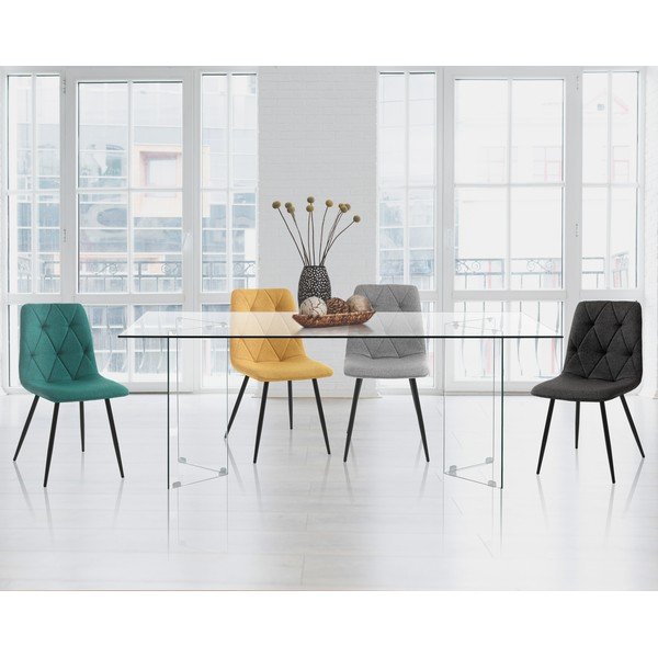 Стъклена трапезна маса 90x180 cm Kaya – Tomasucci-image-1