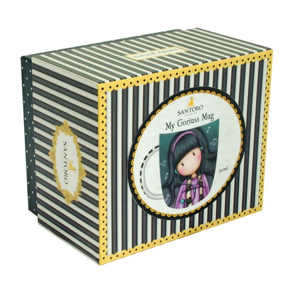 Hrnek z kostního porcelánu Santoro London Gorjuss Little Song, 330 ml-image-4