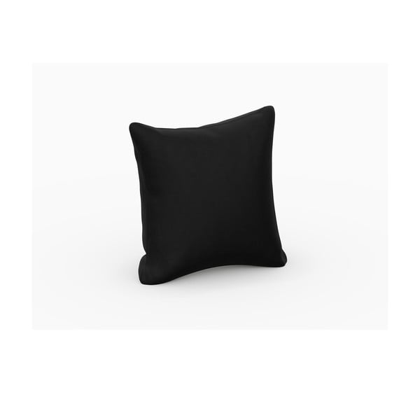 Черна кадифена възглавница за модулен диван Rome Velvet - Cosmopolitan Design-image-1