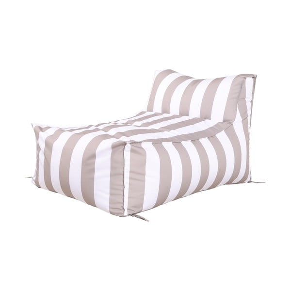 Градински чувал за сядане в бял и сив цвят – Bonami Essentials