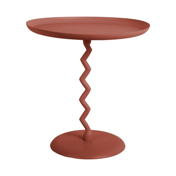 Метална кръгла странична масичка ø 40 cm Zig Zag – Leitmotiv