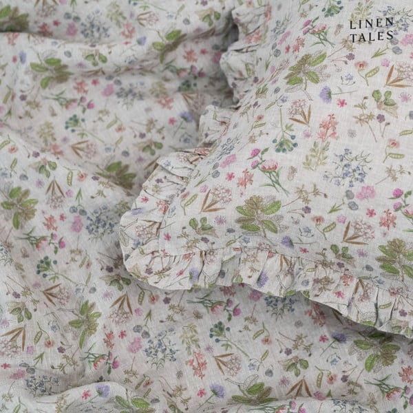 Ленена  калъфка за възглавница 40x40 cm Botany 2 – Linen Tales-image-1