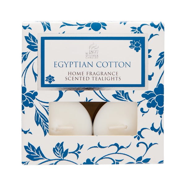 Čajové svíčky Spring Couture 8 ks, aroma egyptská bavlna